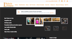 Desktop Screenshot of lifestylefitnesscamp.com